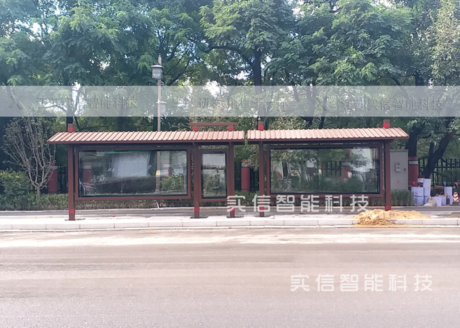 仿古垃圾分类亭 SX-L-1013